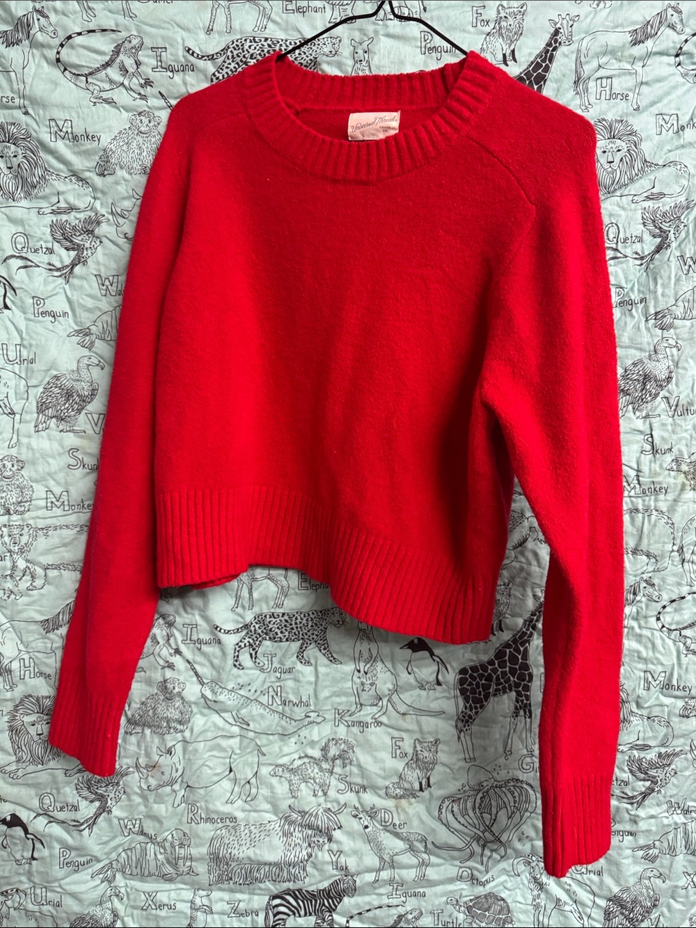 Universal Thread Women's Red Crewneck Sweater